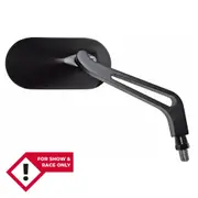 SHIN YO Handlebar mirror, oval, black