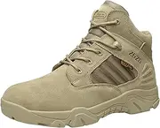[WOWSTICK] Breathable Work Safety Boots Lightweight Mid Cut Steel Toe Industry Construction Sneakers