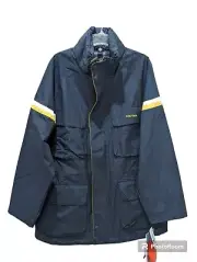 Size L - NWT Men’s Nautica All Weather Coat Water & Wind Resistant Zip Out