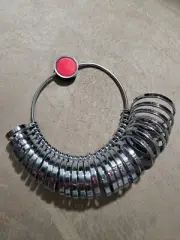 Finger Size Measuring Rings for Half Round Ring Sizers US 1-15