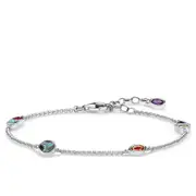 Thomas Sabo Bracelet - Colourful Stones Silver