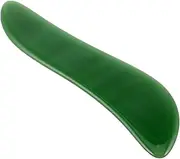 Handheld Tool for Facial and Muscle Relaxation S Shaped Jade Scraping Massage Board for Eye Puffiness and Leg Slimming Portable and Versatile Body Massager