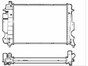 Radiator For 1999-2002 Saab 93 2000 2001 F674SP Radiator (for: Saab)