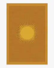 200' x 290' | Machine Washable Runner Rug | Kid & Pet Friendly | Indoor Rug | Matthew Williamson Helios Gold Tufted Rug | Ruggable