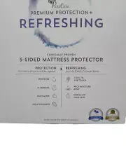 New PureCare Full Bed 5 Sided Premium Mattress Protection + Refreshing Tencel