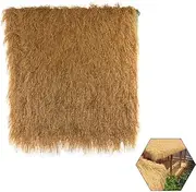 Artificial Thatch Straw Roof Decoraions,Synthetic Thatch Grass Roof,Artificial Straw Roll, Artificial Thatch Roofing,Fireproof Thatch Roofing Decorations for Bar Patio Fence Party Beach Garden