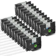 TZ-131 TZe-131 Black on Clear Label Tape 12mm For Brother P-touch PT-H100 20Pack
