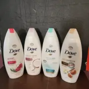 Dove Body Wash 22 fl oz Lot of 4 NEW (Pampering, Sensitive Skin, Go Fresh)