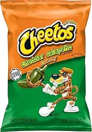 Fritto Lay Cheetos Japapeno and Cheddar Snack, 226 g, Cheddar Jalapeno Cheese