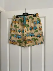 Peter Alexander Mens Pyjama Pants Van Life Medium