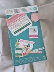 NIB We R Memory Keepers Word Punch Board-Lowercase by American Crafts
