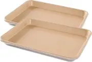 Nordic Ware Naturals Nonstick Quarter Sheet Baking Pan, 2-Pack