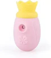 Princess Peachy Clitoral Suction Stimulator - Cute pink suction Vibrator with Licking Tounge