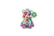 Care Bears 9" Glitter Good Vibes Bear - Tie-Dye Multicolored, Made from Recycled Materials! Good for Girls and Boys, Collectors, Ages 4+