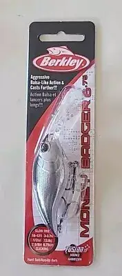 Berkley Money Badger 6.75 2 5/8” 1/2oz Black Silver BHBMB6.75-BSV FREE SHIPPING