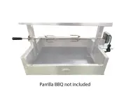 Stainless Steel BBQ Rotisserie | by Flaming Coals