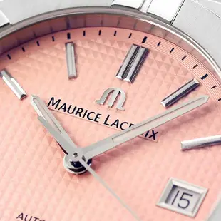 MAURICE LACROIX AI6007-SS00F-530-E 艾美錶 機械錶 39mm AIKON  粉色面盤 不鏽鋼錶帶