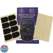 Clarinet/Soprano Saxophone Sax Mouthpiece Cushions Patches Pads,0.5mm Black a