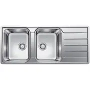 Blanco Double Bowl Sink with Drainer. LEMIS8SLIFK5