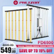 FD6500 BAR4000 LED Grow Light for Indoor Plants Full Spectrum Foldable Grow Lamp