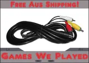 5 x Sega Mega Drive 2 II AV Cables Replacement New Aftermarket (Preowned)