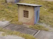 Model Scene TT Scale Old Weight Station