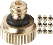 Mipcase 10Pcs Low Pressure Atomizing Misting Nozzle for Garden Hose Durable Sprayer for Outdoor Cooling Agricultural Irrigation and Landscape Use