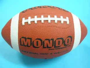 MONDO 美式足球 CASTER 橄欖球/一個入(定250) 9號標準比賽球 美式橄欖球 橡膠皮質-群Z-F9