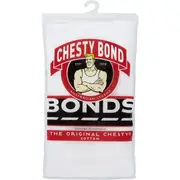 Bonds Singlet Mens Chesty White Size 18 each