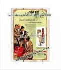 1949 Beer fox hunting metal tin sign bedroom arrangement ideas