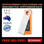 Ledger Nano S Plus USB Cryptocurrency Cold Storage Device Crypto Hardware Wallet