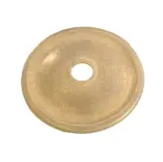 B&P Lamp Cast Brass Bobesche, 2 3/8" Dia., Unfinioashed Brass