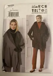 Vogue V9140 Sewing Pattern Size: Xsm-Sml-Med Jacket & Pants by Marcy Tilton