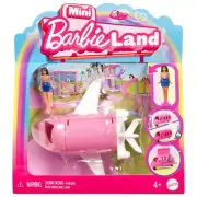 Barbie Mini BarbieLand Doll & Vehicle Set with 1.5-inch Doll & Dreamplane
