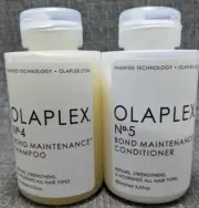 Olaplex No 4 Bond Maintenance Shampoo & No 5 Conditioner Set- 3.3 oz each SEALED