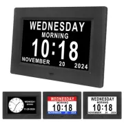 7 Inch Digital Clock with Day and Date for Elderly Large Display Digital for ...