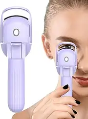 Eyelashes Curler, Rechargeable Eye Lash Curling Tool, Rapid Heat-up Lash Curler with 3 Heating Modes, Temperature Control Eye Lash Curler Makeup for Women