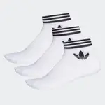 南◇2021 12月 ADIDAS ORIGINALS ADICOLOR 腳踝襪 3 雙入 三葉草 白 EE1152