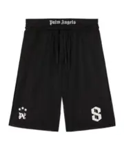 Mesh palm tree shorts XXS,S,XS,L,M black