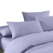 Royal Comfort 2000Tc 6 Piece Bamboo Sheet & Quilt Cover Set Cooling Breathable King Lilac Grey Quilt Covers