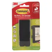 Command™ Large Black Adhesive Picture Hanging Strips - 4 Pack