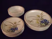 Mikasa Vtg 1976-78 SUSUKI Japanese Art Flower Arrangements 15 Pc. New Old Stock