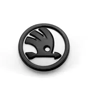 8/9/10cm Skoda Logo Emblem Car Front Hood Badge Rear Trunk Sticker for Toyota Corolla 2009 2019 Honda Accord Changan V7 Alsvin Black White