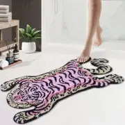 Cute Tiger Bath Mat Bathroom Rugs 40x24 Inch Extra Soft and Absorbent