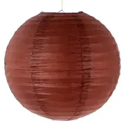 Coffee Brown Round Chinese Paper Lantern - 4 Sizes
