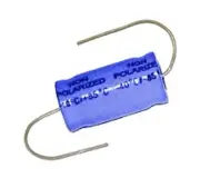 1 PIECE - 100 VOLT 10MFD CROSSOVER NETWORK CAPACITOR 10uF BLUE # CC-14