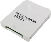TX GIRL 1 Piece 16MB White Memory Card for Nintendo Wii Gamecube GC Game 16MB 16M (Size : 16MB 16M)