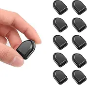 WSIWZAI Car Sticky Hooks, Vehicle Self-Adhesive Dashboard Wall Storage Hanging Holders for Key,Cable Organizer,Earphone, Decor Universal Accessories Bathroom Kitchen(10 Pack) Black