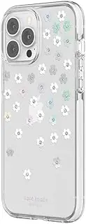 kate spade new york Defensive Hardshell Case for iPhone 13 Pro Max - Shock-Absorbent, Scattered Flowers