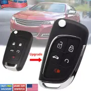 Remote Key Shell Case Fob 5Button For Chevrolet Spark Malibu Cruze Impala Buick